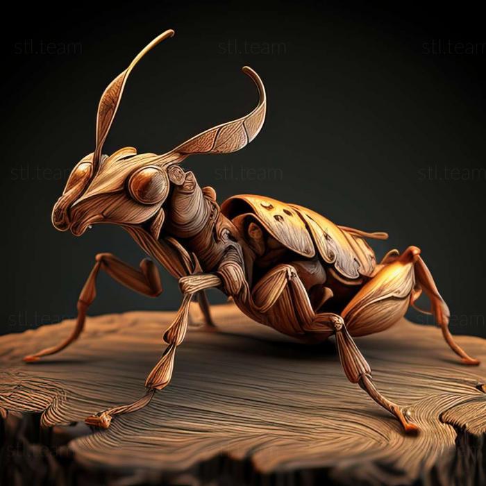 3D модель Lystrocteisa myrmex (STL)